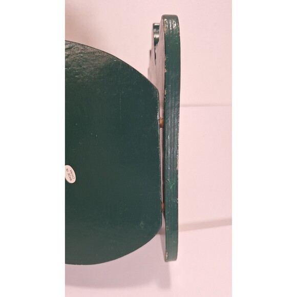 Vtg Christmas Tre Transfer Intl. Hand Painted Wood Paper Towel Holder Holiday - Picture 7 of 8